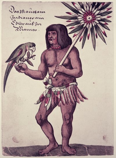 Amazon Indian, engraved by Theodore de Bry by John White